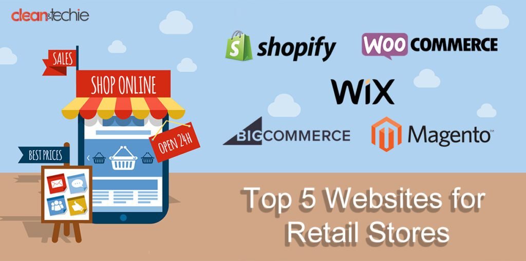 Websites for retail stores